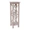 International Concepts Rectangle 36 in X-Sided Plant Stand, 12 W, 12 L, 36 in H, Wood, Washed Gray Taupe OT09-3069X - alternate 5
